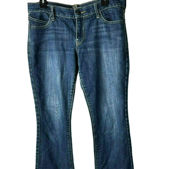 Old Navy Womens Size 10 Short Bootcut Straight Leg Denim Jeans Dark Wash - Picture 1 of 7